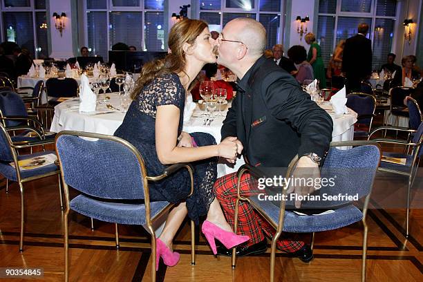 Horst Lichter and wife Nada attend the 'UNICEF-Gala' at Park Hotel on September 5, 2009 in Bremen, Germany.