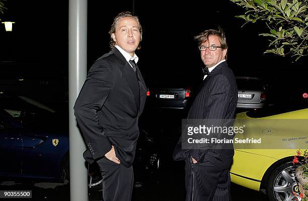 Franjo Pooth and Thomas Haffa attend the 'UNICEF-Gala' at Park Hotel on September 5, 2009 in Bremen, Germany.