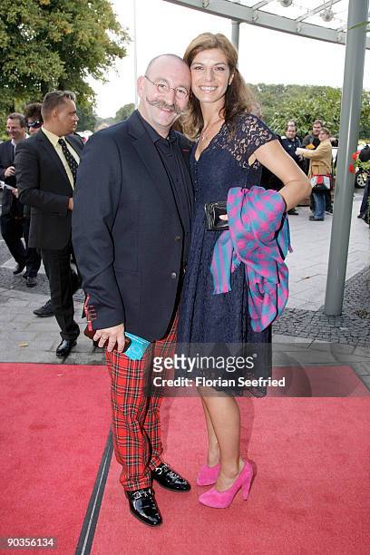 Horst Lichter and wife Nada attend the 'UNICEF-Gala' at Park Hotel on September 5, 2009 in Bremen, Germany.