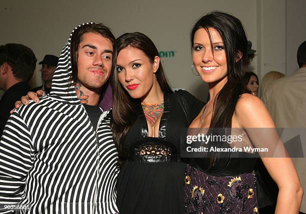 Kyle Loza, Casey Patridge and Audrina Patridge at Nylon Magazine and MySpace's 3rd Annual Music Issue Party held on June 4, 2008 in Los Angeles,...