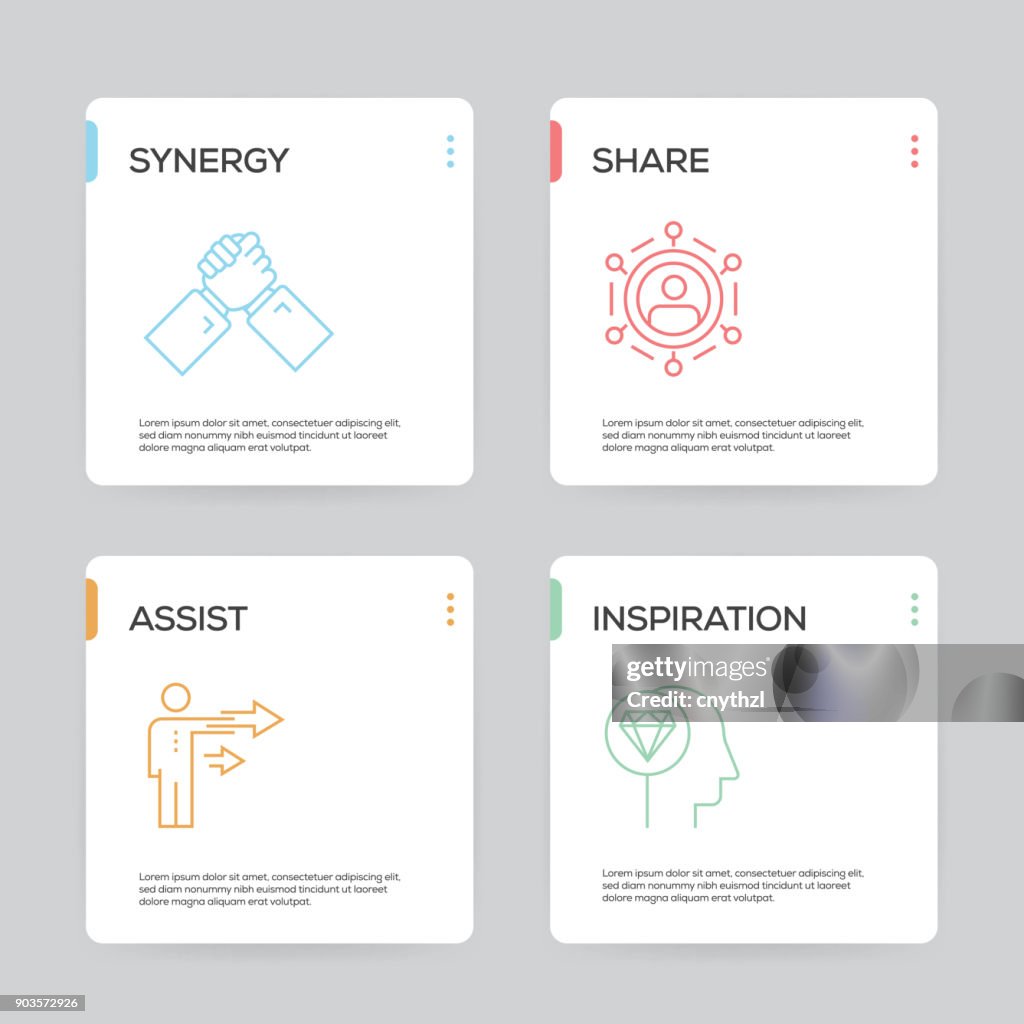 Collaborative Graphitc Collaboration Infographic Design Template High-Res Vector Graphic ...