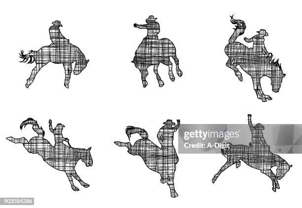 Frame Outline Rodeo 229 Cowboy Hat Outline High Res Illustrations - Getty Images