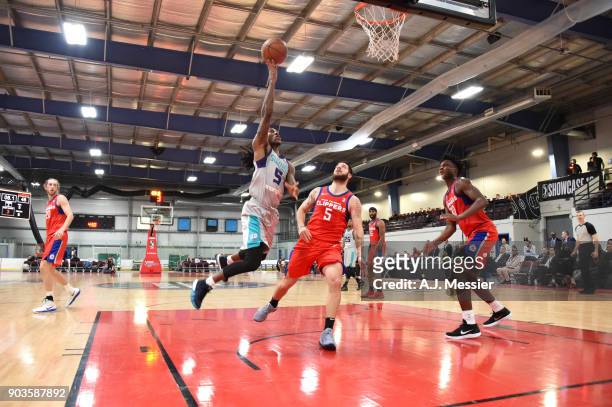 During the NBA G League Showcase Game 4 on January 10, 2018 at the Hershey Centre in Mississauga, Ontario Canada. NOTE TO USER: User expressly...