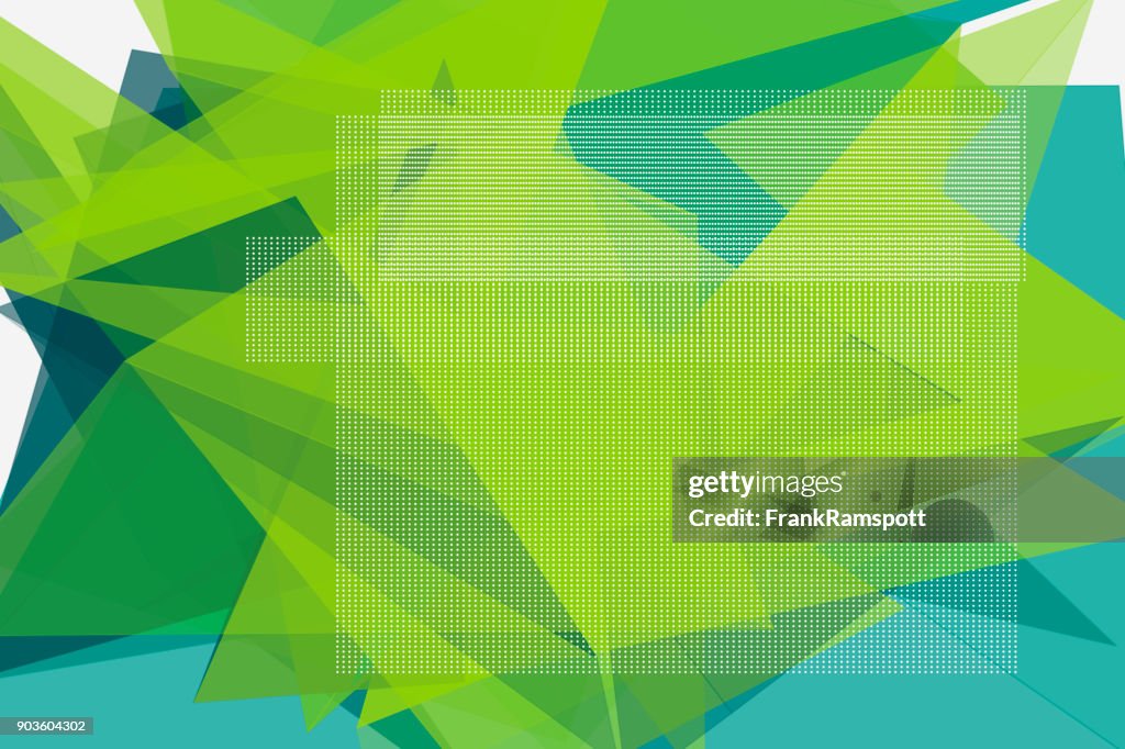 Growth Vector Polygon Design Pattern Horizontal High-Res Vector Graphic ...