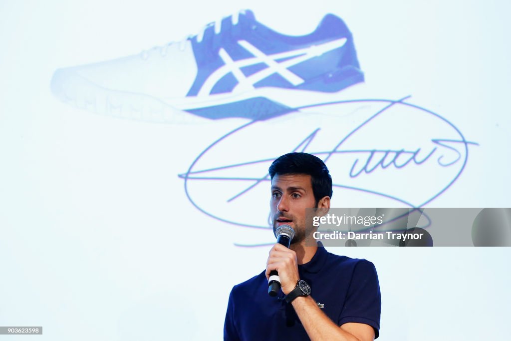 Novak Djokovic ASICS Brand Ambassador Announcement