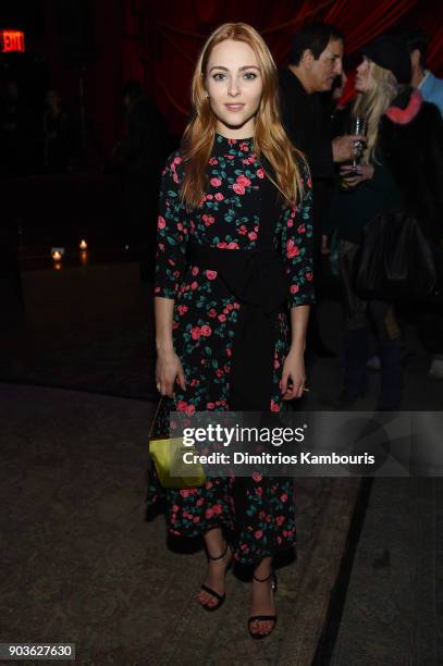 AnnaSophia Robb attends the after party for the premiere of IFC Films' "Freak Show" hosted by The Cinema Society at Public Arts on January 10, 2018...