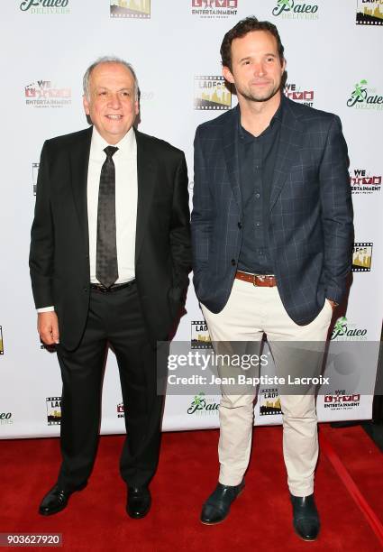 Joe Letteri and Dan Lemmon attend the Inaugural Los Angeles Online Film Critics Society Award Ceremony on January 10, 2018 in Hollywood, California.