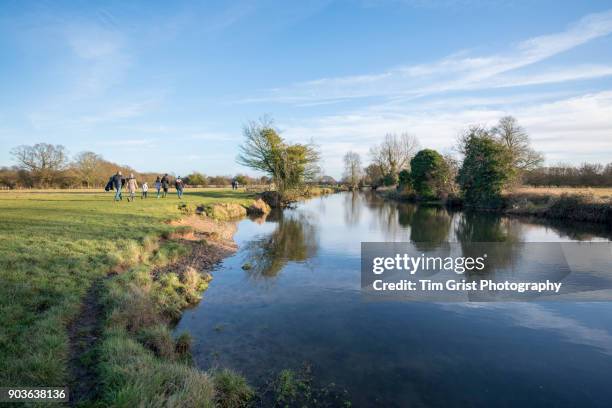 river stour, dedham vale - suffolk stock-fotos und bilder