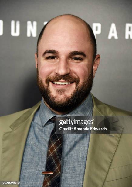 Executive producer Jordan Horowitz arrives at the premiere of Starz's "Counterpart" at the Directors Guild of America on January 10, 2018 in Los...
