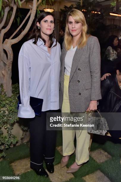 Laura Mulleavy and Kate Mulleavy attend Vanity Fair And Focus Features Celebrate The Film "Phantom Thread" with Paul Thomas Anderson at the Chateau...