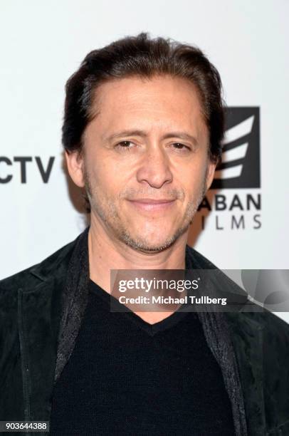 Actor Clifton Collins Jr. Attends a special screening of "Small Town Crime" at the Vista Theatre on January 10, 2018 in Los Angeles, California.