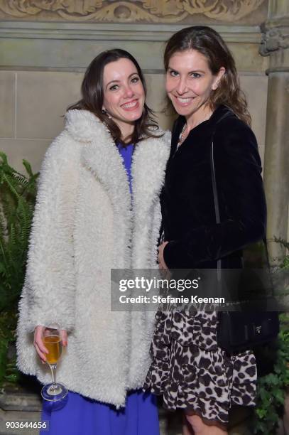 Melanie Bromley and Gillian Wynn attend Vanity Fair And Focus Features Celebrate The Film "Phantom Thread" with Paul Thomas Anderson at the Chateau...