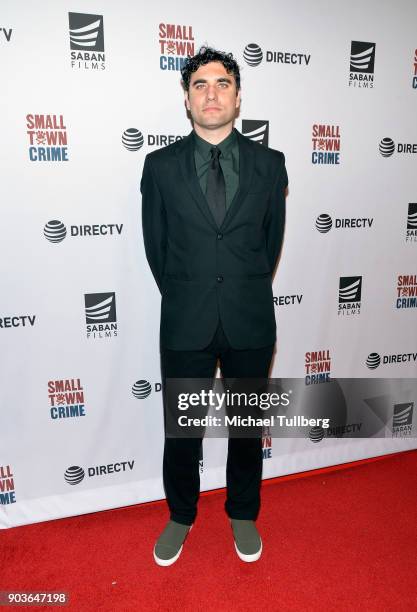 David Dilley attends a special screening of "Small Town Crime" at the Vista Theatre on January 10, 2018 in Los Angeles, California.