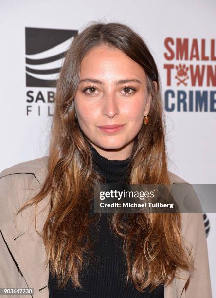 Actress Fabianne Therese attends a special screening of "Small Town Crime" at the Vista Theatre on January 10, 2018 in Los Angeles, California.