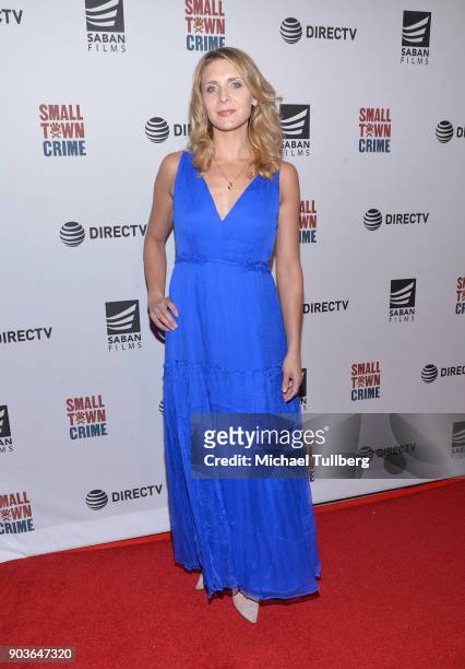 Actress Michelle Lang attends a special screening of "Small Town Crime" at the Vista Theatre on January 10, 2018 in Los Angeles, California.