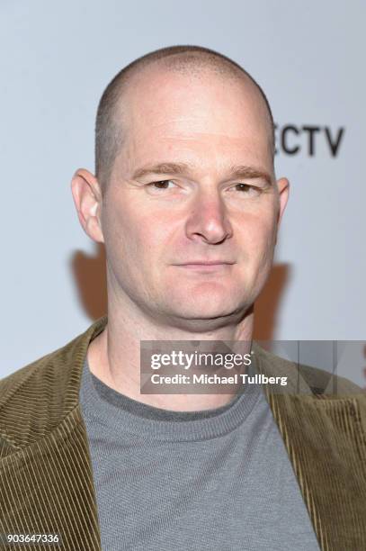 Writer/director Eshom Nelms attends a special screening of "Small Town Crime" at the Vista Theatre on January 10, 2018 in Los Angeles, California.