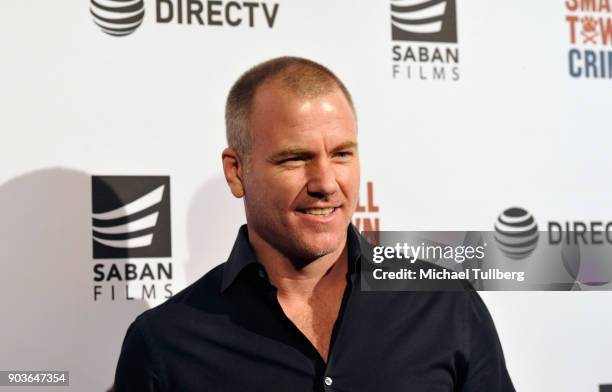 Actor Sean Carrigan attends a special screening of "Small Town Crime" at the Vista Theatre on January 10, 2018 in Los Angeles, California.