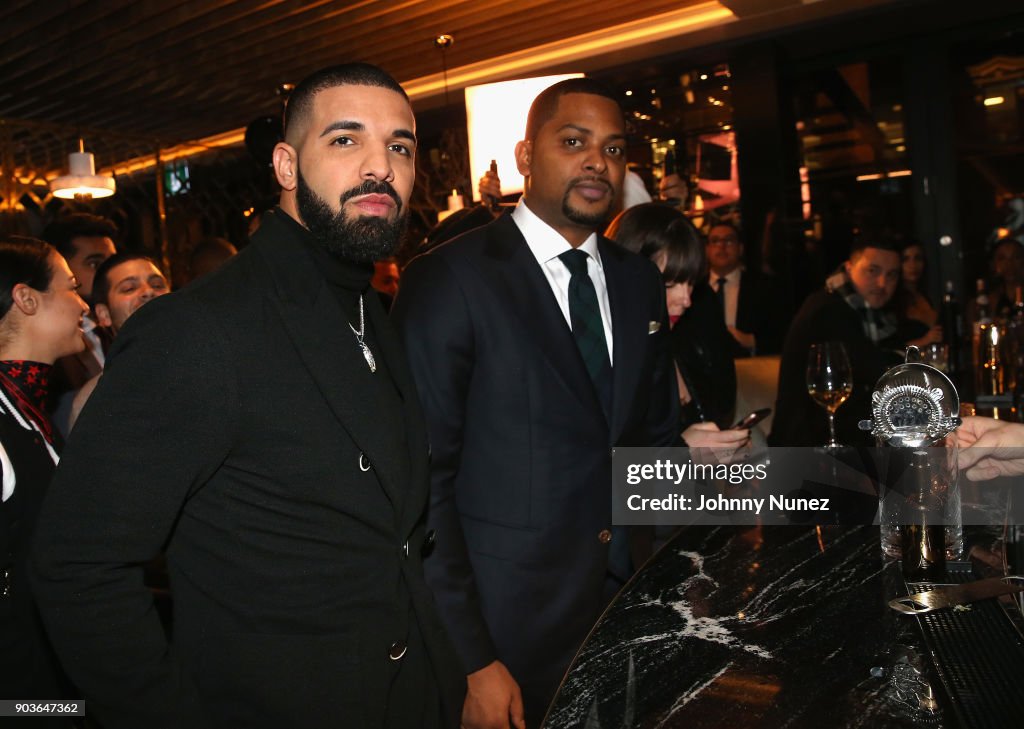 Event Name: Drake And OVO Chubbs Host Friends and Family Event Of New Restaurant, Pick 6IX, With The House Of Remy Martin