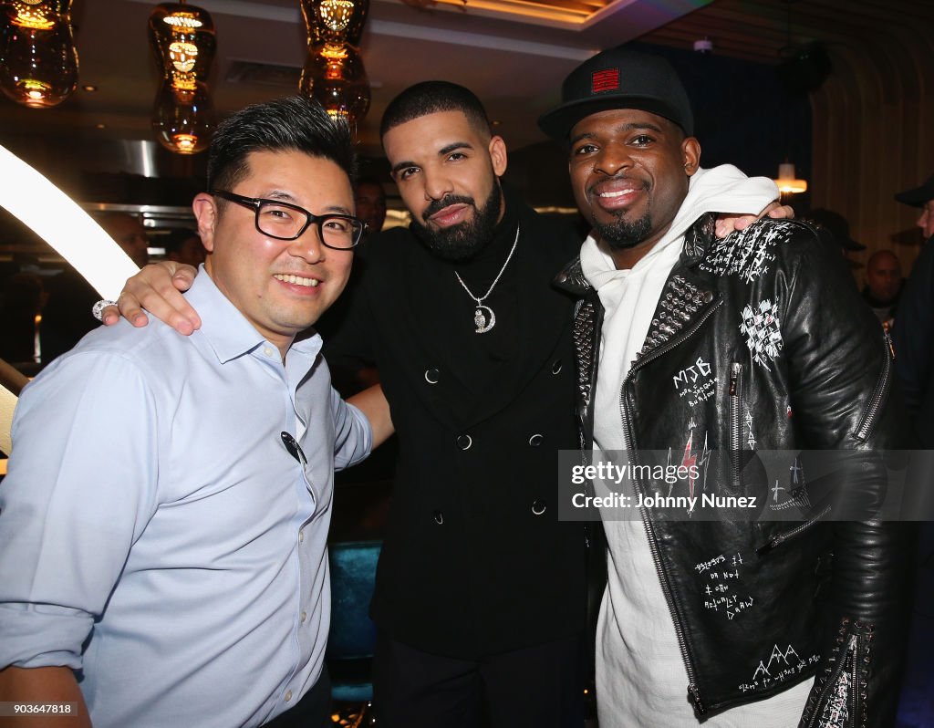 Event Name: Drake And OVO Chubbs Host Friends and Family Event Of New Restaurant, Pick 6IX, With The House Of Remy Martin