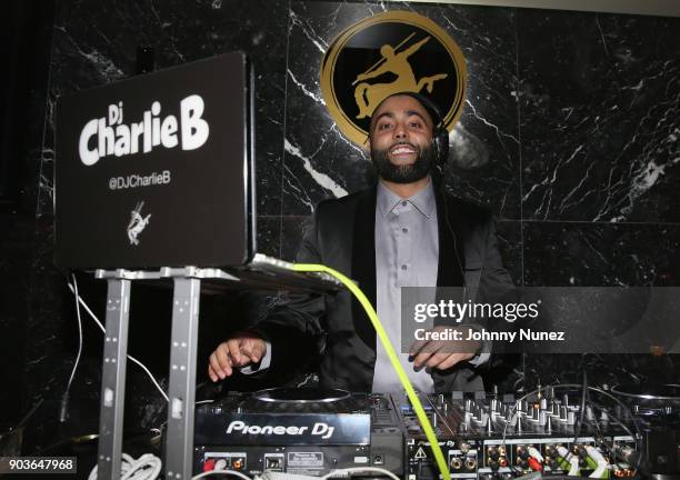 Charlie B attends as Drake And OVO Chubbs Host Friends and Family Event Of New Restaurant, Pick 6IX, With The House Of Remy Martin on January 10,...