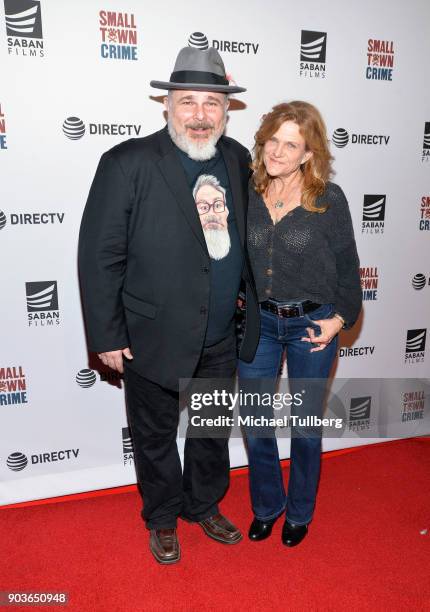 Actors Jeremy Ratchford and Dale Dickey attend a special screening of "Small Town Crime" at the Vista Theatre on January 10, 2018 in Los Angeles,...