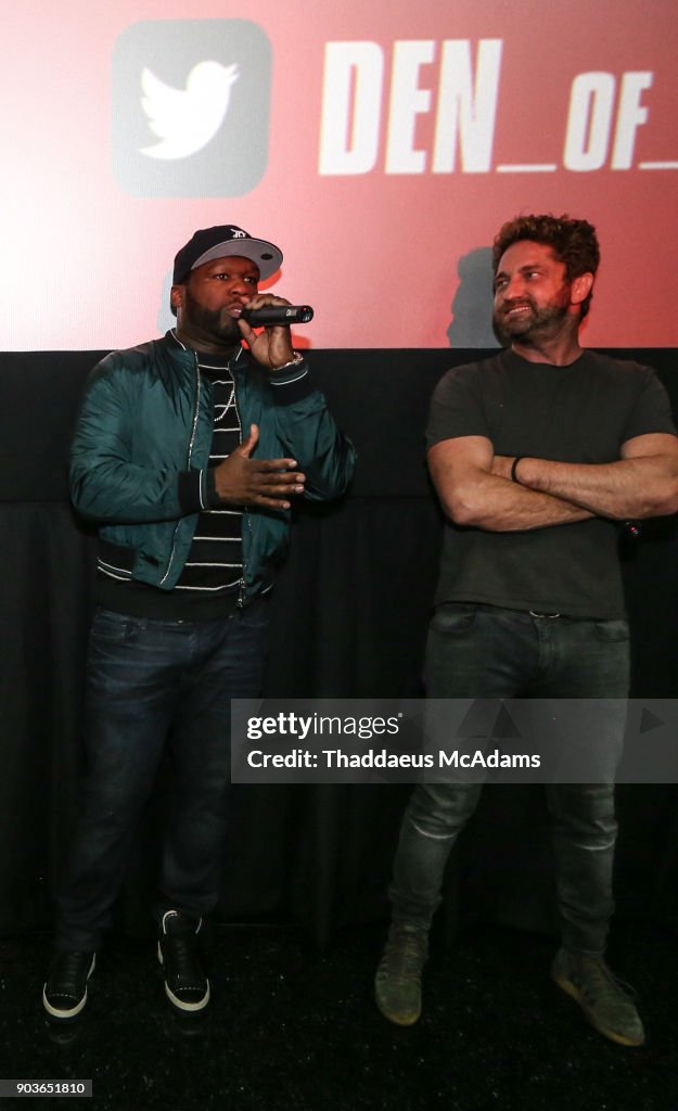 "DEN OF Thieves" SPECIAL SCREENING with Gerard Butler, Curtis "50 Cent" Jackson, O'Shea Jackson Jr., Pablo Schreiber