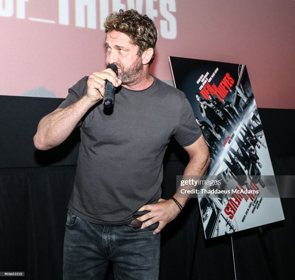 "DEN OF Thieves" SPECIAL SCREENING with Gerard Butler, Curtis "50 Cent" Jackson, O'Shea Jackson Jr., Pablo Schreiber