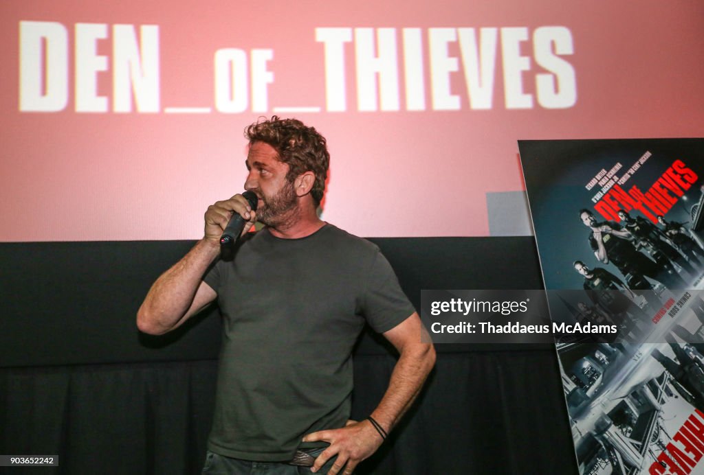 "DEN OF Thieves" SPECIAL SCREENING with Gerard Butler, Curtis "50 Cent" Jackson, O'Shea Jackson Jr., Pablo Schreiber