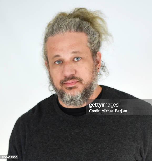 Joseph Reitman poses for portrait at New Faces at TAP - The Artists Project on January 10, 2018 in Los Angeles, California.