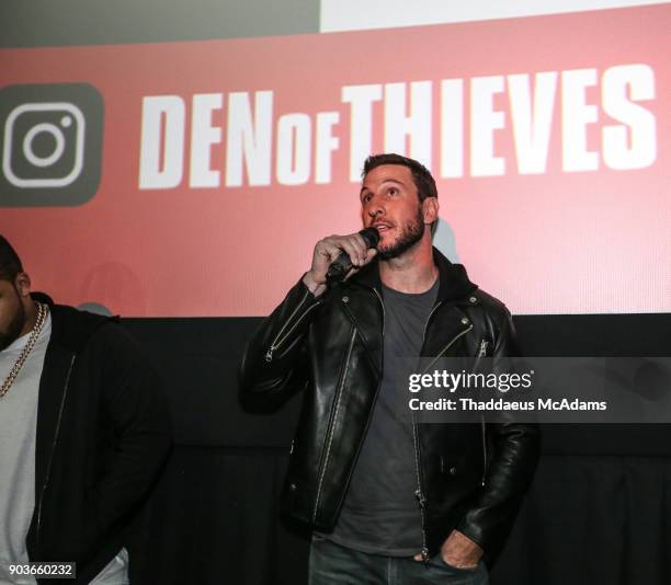 Pablo Schreiber at The Den of Thieves special screening at Regal South Beach on January 10, 2018 in Miami, Florida.