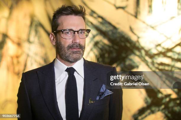 Jon Hamm attends the 23rd Annual LA Art Show Opening Night Premiere Gala Benefiting St. Jude Children's Research Hospital at Los Angeles Convention...