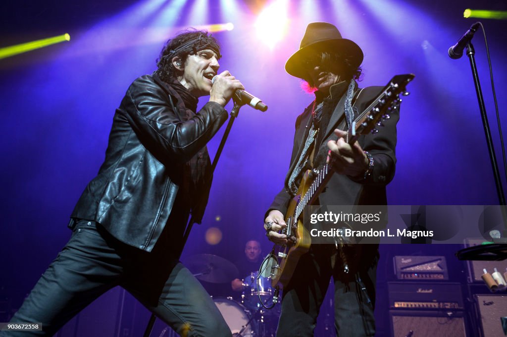 Joe Perry Performs At Monster Inc. CES Party