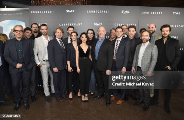 Executive producer Morten Tyldum, actors Mido Hamada, Junes Zahdi, Bjorn Johnson, Harry Lloyd, Sara Serraiocco, Nazanin Boniadi, executive producer...