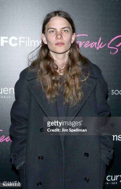 Musician Eliot Paulina Sumner attends the premiere of IFC Films' "Freak Show" hosted by The Cinema Society and Bluemercury at Landmark Sunshine...