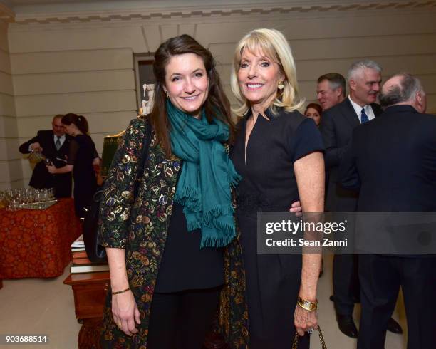 Katie Tochilin and Liz Peek attend Friends of Budapest Festival Orchestra Reception Hosted by Susan Gutfreund at Private Residence on January 10,...