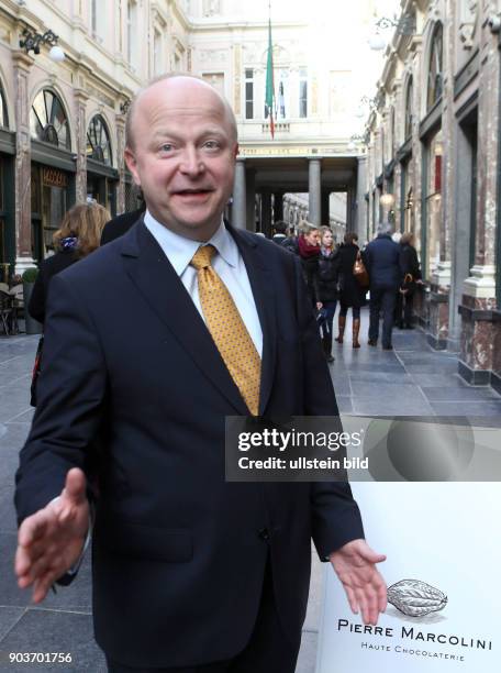 Bruessel, Belgien, FDP MdEP Michael Theurer in Grand Place