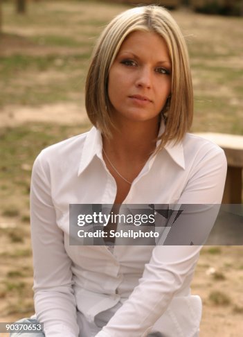 Young beautiful woman Young beautiful woman