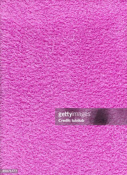 texture of pink terry cloth towel - terry cloth stock pictures, royalty-free photos & images