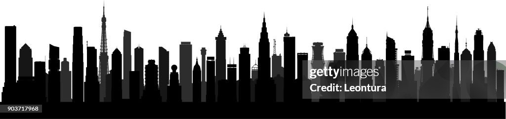 City (All Buildings Are Complete and Moveable)