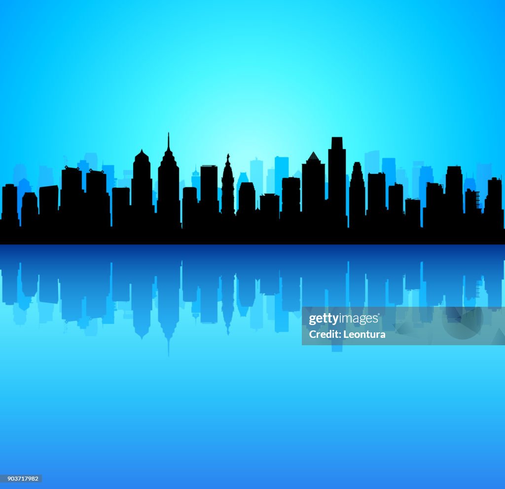 Philadelphia Skyline (All Buildings Are Moveable and Complete)