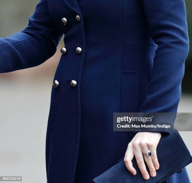 Catherine, Duchess of Cambridge visits the Reach Academy with Place2Be on January 10, 2018 in London, England. The Duchess of Cambridge has been...