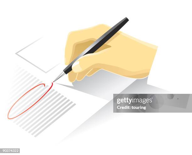 Signging Drawing 171 Man Signing Paper Drawing Stock Photos, High-Res Pictures, and ...