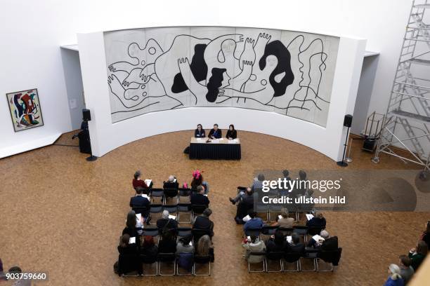 Die Austellung "Fernand Léger. Malerei im Raum" gastiert vom 09. April bis 03. Juli 2016 im Museum Ludwig Köln. Das Bild zeigt das Werk von Fernand...