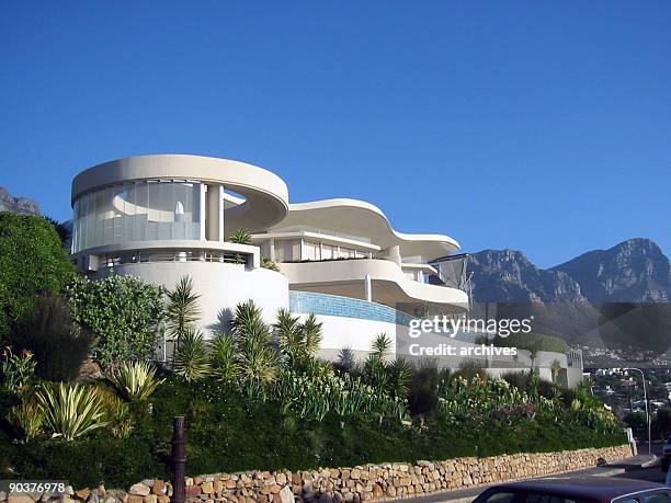 villa at camps bay - camps bay stock pictures, royalty-free photos & images