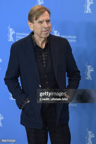 Schauspieler Timothy Spall während des Photocalls zum Film THE PARTY anlässlich der 67. Berlinale