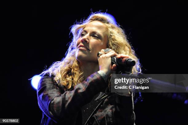 Guitarist/Singer Sheryl Crow performs during the 2009 Bumbershoot Music Festival at Seattle Center on September 5, 2009 in Seattle, Washington.