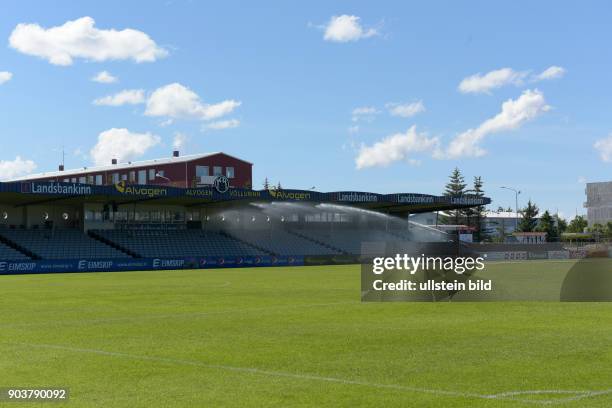 Stadion und Fußballplatz Alvogenvöllurinn - Reykjavik