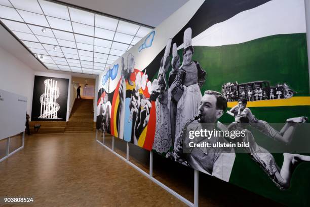 Die Austellung "Fernand Léger. Malerei im Raum" gastiert vom 09. April bis 03. Juli 2016 im Museum Ludwig Köln. Das Bild zeigt das Werk von Fernand...