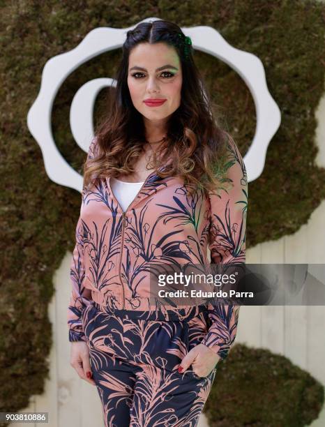 Model Marisa Jara attends the C&A new collection event at Maria Luz y Sabor space on January 11, 2018 in Madrid, Spain.