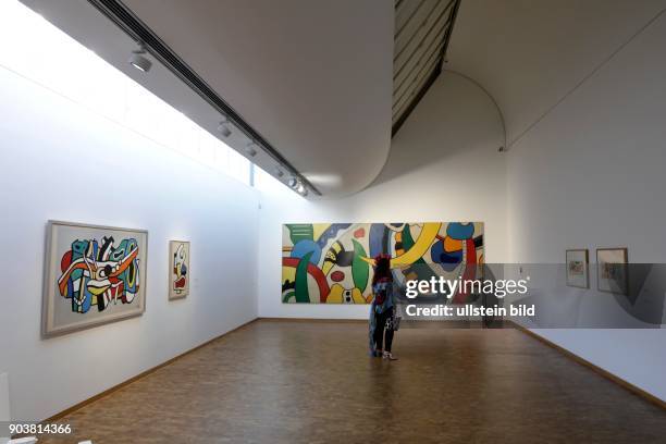 Die Austellung "Fernand Léger. Malerei im Raum" gastiert vom 09. April bis 03. Juli 2016 im Museum Ludwig Köln. Das Bild zeigt das Werk von Fernand...